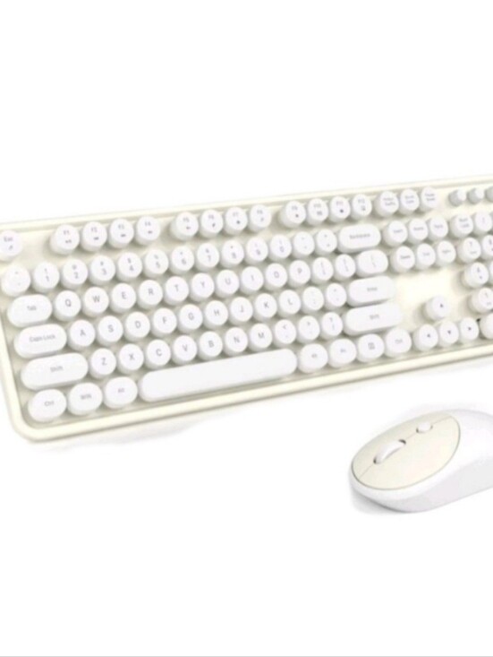 Mofii Other - Mofii Sweet Wireless Keyboard and Mouse Combo, Round Key, for PC/Laptop/Mac